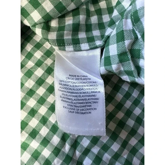 Polo Ralph Lauren Men's Large Slim Fit Stretch Oxford Button Down Shirt Gingham - Picture 7 of 9